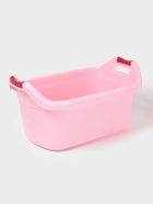 УЦЕНКА Таз с ручками, 40 л, 64×43×32 см, овал, МИКС - Фото 1