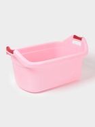 УЦЕНКА Таз с ручками, 40 л, 64×43×32 см, овал, МИКС - Фото 2