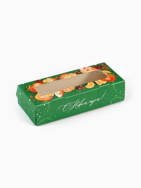Коробка складная «С Новым годом», 17 х 7 х 4 см (комплект 5 шт)