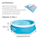 УЦЕНКА Бассейн Fast Set 244×66 см (в комплекте: насос с фильтром 220V) 57268 - Фото 2