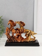 Фигурка полистоун «Лошади скачут по волнам», под бронзу, 17.5×6.5×13 см - фото 54002436 Фигурка полистоун «Лошади скачут по волнам», под бронзу, 17.5×6.5×13 см - фото 54002436