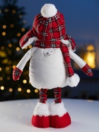 Фигура текстиль «Снеговик» 40-60 см, телескопические ножки, 1 LED, от батареек LR1130×3, свечение тёплое белое - Фото 10