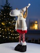 Фигура текстиль «Лосик» 55-84 см, телескопические ножки, 1 LED, от батареек AG10×3, свечение тёплое белое - Фото 5