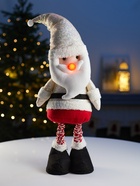 Фигура текстиль «Дед Мороз» 55-84 см, телескопические ножки, 1 LED, от батареек LR1130×3, свечение тёплое белое - Фото 5