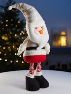 Фигура текстиль «Дед Мороз» 55-84 см, телескопические ножки, 1 LED, от батареек LR1130×3, свечение тёплое белое - Фото 8