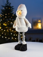 Фигура текстиль «Снеговик» 55-84 см, телескопические ножки, 1 LED, от батареек LR1130×3, свечение тёплое белое - Фото 8