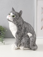 Фигурка гипс «Кошка Серая», 31.5×16×24 см - фото 49668281