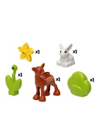 УЦЕНКА Конструктор «Оленёнок и зайка», 5 деталей 10905516