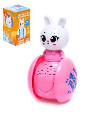 {{photo.Alt || photo.Description || 'УЦЕНКА Развивающая игрушка «Музыкальная неваляшка: Милый зайчик», цвет розовый'}}