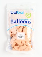 Воздушные шары латексные 12", 50 шт., молочные - Фото 2