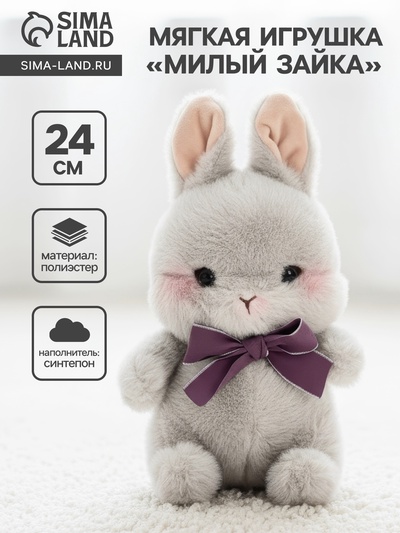 Мягкая игрушка «Заяц», 24 см