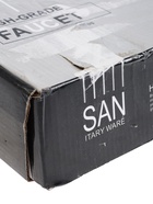 УЦЕНКА Смеситель для раковины ZEIN Z3884, однорычажный, интерьерный, высота 15 см, латунь, черный 10905561