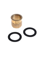 УЦЕНКА Смеситель для раковины ZEIN Z3884, однорычажный, интерьерный, высота 15 см, латунь, черный 10905561