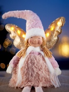 Фигура текстиль «Кукла в розовом» 70 см, 6 LED, от батареек AG10×3, свечение тёплое белое - Фото 6