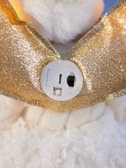 Фигура текстиль «Кукла в белом» 70 см, 6 LED, от батареек AG10×3, свечение тёплое белое - фото 61080335