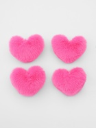 Мягкая игрушка «Розовое сердечко», набор 4 шт. (комплект 4 шт) - фото 49492086