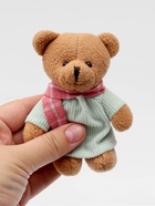 Мягкая игрушка «Мишка в шарфике», 11 см, МИКС (комплект 2 шт) - фото 49492097