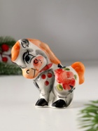 Фигурка фарфор гжель «Пони», 8×8 см, цветной - Фото 2