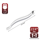 УЦЕНКА Ручка скоба, м/о 224 мм, цвет серебро 10905679