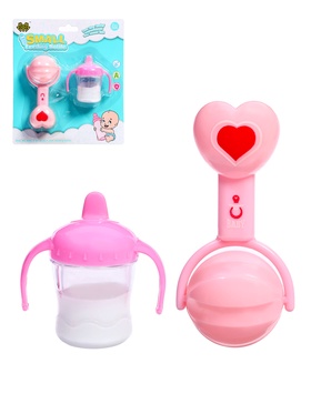 {{photo.Alt || photo.Description || 'УЦЕНКА Набор аксессуаров для пупса, 2 предмета: бутылочка, погремушка, МИКС'}}