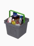 Корзина покупательская пластиковая 10 л, серая - Фото 7