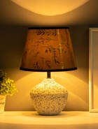 Настольная лампа «Алетта» Е14 40 Вт бело-черный 20×20×36 см RISALUX - фото 5038799