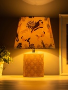 Настольная лампа «Кито» 1×40 Вт Е14 горчичный 20×20×25 см RISALUX - фото 5038830