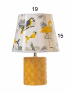 Настольная лампа «Кито» 1×40 Вт Е14 горчичный 20×20×25 см RISALUX - фото 5038834