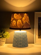 Настольная лампа «Маура» Е14 40 Вт голубой 20×20×33 см RISALUX 10899762 Настольная лампа «Маура» Е14 40 Вт голубой 20×20×33 см RISALUX 10899762