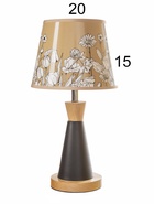 Настольная лампа «Омбр» E27 40 Вт черный 20×20×42 см RISALUX - фото 5038852