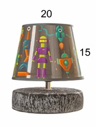 Настольная лампа «Суше» E27 40 Вт черный 20×20×23 см RISALUX - фото 5038877