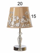 Настольная лампа «Элла» Е14 40вт хром 20×20×33.5 см RISALUX - фото 50355904