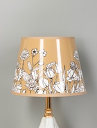 Настольная лампа 16141/1 E27 40 Вт бело-золотой 20×20×44 см RISALUX - фото 5038887