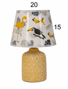 Настольная лампа с абажуром «Мандилина бежевый» Е14 20×20×29 см RISALUX - фото 5038901