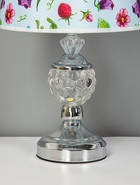 Настольная лампа «Азалия» 1×40 Вт Е27 220 В серебро 24×24×40 см RISALUX - фото 5038911