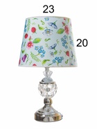 Настольная лампа «Азалия» 1×40 Вт Е27 220 В серебро 24×24×40 см RISALUX - фото 5038913