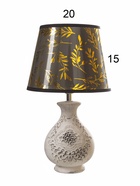 Настольная лампа «Дивея» Е27 40 Вт белый 20×20×25 см RISALUX - фото 5038956