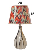 Настольная лампа «Жюли» Е14 40 Вт белый серебро 20×20×28 см RISALUX - фото 5038968