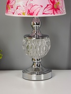 Настольная лампа «Василиса» E27 40 Вт хром 24×24×31.5 см RISALUX - фото 5039090