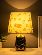 Настольная лампа керамика «Пузырьки» тёмно-зелёная с золотом Е14 40 Вт 24×24×33 см RISALUX 10899812 Настольная лампа керамика «Пузырьки» тёмно-зелёная с золотом Е14 40 Вт 24×24×33 см RISALUX 10899812