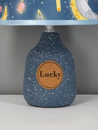 Настольная лампа Лаки E14 40 Вт синий 24×24×21 см RISALUX 10899814 Настольная лампа Лаки E14 40 Вт синий 24×24×21 см RISALUX 10899814