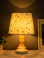 Настольная лампа с подсветкой «Лакрима» 1×40 Вт Е27 белый 24×24×36 см RISALUX - фото 5039112