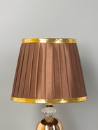 Настольная лампа с подсветкой «Сэбия» Е27 40 Вт золото 21×21×29 см RISALUX - фото 5039119