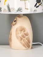 Настольная лампа«Филин» Е14 40 Вт коричневый 20×20×23 см RISALUX - фото 5039127