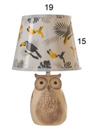 Настольная лампа«Филин» Е14 40 Вт коричневый 20×20×23 см RISALUX - фото 5039129