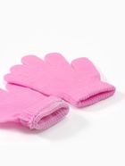 Перчатки детские MINAKU однолсойные, 14 см, цв.розовый - фото 809303873