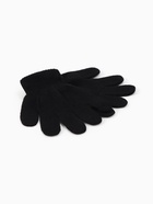 Перчатки детские MINAKU, однослойные, 14 см, чёрные - Фото 1