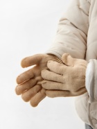 Перчатки детские MINAKU, однослойные, 14 см, бежевые - Фото 2