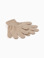 Перчатки детские MINAKU, однослойные, 14 см, бежевые - Фото 4