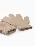 Перчатки детские MINAKU, однослойные, 14 см, бежевые - Фото 5